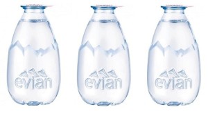 Evian's new drop bottle.